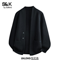 班尼路 男士商务休闲开衫毛衣