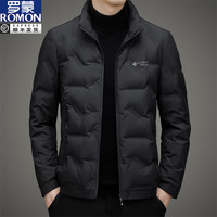 罗蒙 男士轻薄羽绒服 短款立领时尚保暖秋冬潮流外套