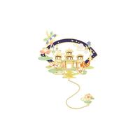 故宫淘宝｜故宫小景四季书签古典中国风文具博物馆文创