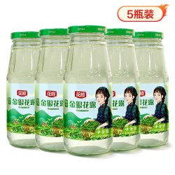 花醇 野生金银花露饮料 340ml*5瓶