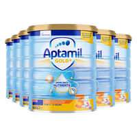 爱他美（Aptamil）澳洲金装版婴幼儿配方牛奶粉3段(1-3岁)900g6罐装新加坡版 【金装原箱】3段*6罐