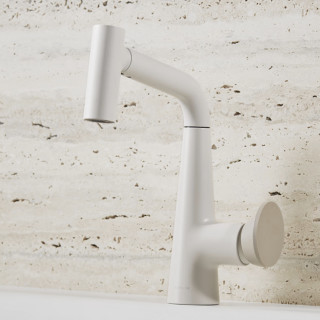 小编精选：科勒赫明抽拉式水龙头，洁面洗头一“抽”一“转”轻松搞定！