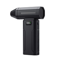 巨风 户外手持风扇 涡轮高转速 暴力小风扇 高功率 10万转+数显款 6000mAh