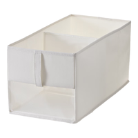 懒角落衣物收纳箱家用布艺衣服整理箱抽屉衣柜折叠箱收纳盒百纳箱收纳筐 深柜-中号高款