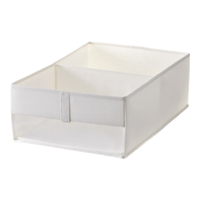 懒角落衣物收纳箱家用布艺衣服整理箱抽屉衣柜折叠箱收纳盒百纳箱收纳筐 深柜-大号矮款