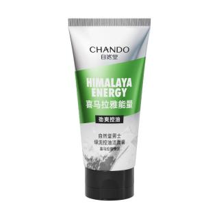 CHANDO 自然堂 矿岩控油 男士喜马拉雅绿泥洁面膏120g