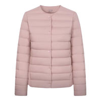 波司登2024秋季羽绒服女短款居家轻薄休闲保暖时尚外套B40130004B 薄雾粉1554 195/116B