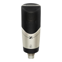 森海塞尔MK4专业电容麦克风有线话筒家用Ktv唱歌声卡收音录音电容麦4Nano2声卡 MK4+M2PLUS ll(送精调)