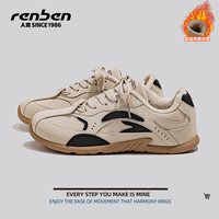 人本 女士加绒加厚防滑雪地靴 加绒棉鞋