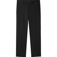 HLA海澜之家西裤男春季24轻商务时尚系列通勤弹力休闲裤子男 黑色(净色)(05) 175/84A(L)
