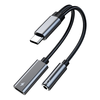  ENGGIEG DAC数字 PD快充转接头+USB接口  铝合金 Type-C USB-A 1A