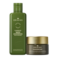 ORIGINS/悦木之源 补水淡纹抗皱 灵芝水+榆绿木眼霜套装 200ml+15ml