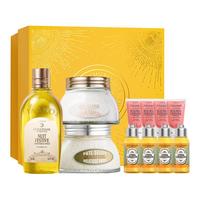 欧舒丹 甜扁桃沐浴油美体乳磨砂膏套装紧致滋润保湿补水身体乳礼盒