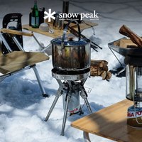Snow Peak雪峰【日本原装】户外露营煮泡面便携瓦斯炉礼物GS-1000/GP-040 G