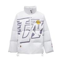 JACK&JONES 【NBA联名】冬季羽绒服男湖人队潮时尚立领保暖羽绒服外套男装