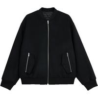 冬季略宽松版型时尚潮流百搭舒适棒球领毛呢大衣男款