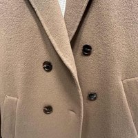 伊芙丽（eifini）驼色双面羊毛大衣1EA870782 驼色