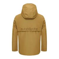 Navigare意大利小帆船防泼水短款羽绒服男2025秋冬季新款蓬松鸭绒休闲外套 土黄