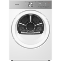 东芝 玉兔2.0Ultra热泵烘干机 12公斤大容量 纯平全嵌全变频 蒸发器自清洁 蒸汽除皱DH-12T18BW