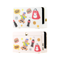 丸图 Switch OLED分体式保护壳oled游戏机保护套全包围喷油款防摔防污渍卡通手柄软壳 OLED底座保护壳【小怪兽】 OLED