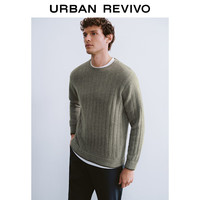 UR UR2025 男士简约休闲肌理感针织衫 UMM950013