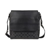 COACH 中号男士PVC配皮单肩斜挎包 573时尚单肩包