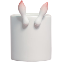 景德镇陶瓷杯可爱萌兔马克杯手工水杯女实用走心高级 兔叽叽马克杯