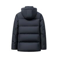 雪中飞2025冬男士短款鹅绒服百搭时尚休闲户外简约舒适可脱卸帽 藏青色|5019 M 170/88A