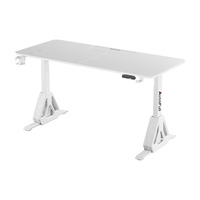 傲风A4Pro云白电竞桌实木电动升降电脑桌办公桌1.6m A4Pro云白 双电机实木桌