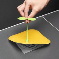 尔选 家用硅胶小豆芽地漏盖 5个装