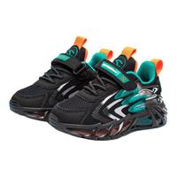哈比熊童鞋春秋男童运动鞋儿童软底跑步鞋女童大童休闲鞋AS7778黑绿29码