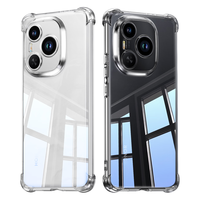 毕亚兹适用荣耀power手机壳 HONOR Power保护套 镜头全包四角气囊防摔轻薄散热清爽透明软壳 JK917透明 荣耀 Power【全包防摔】透明壳