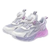 哈比熊（HOBIBEAR）童鞋春夏儿童运动鞋单网透气男童鞋休闲女童鞋JD97U81浅紫36码