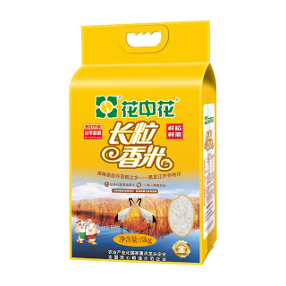 花中花 长粒香米 5kg 东北大米 粳米 10斤