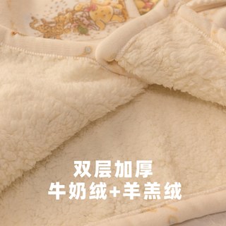 【双层加厚】羊羔绒内里睡衣女套装秋冬季加绒珊瑚绒牛奶绒家居服