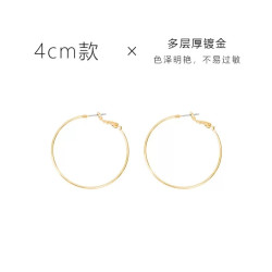 Osewaya 耳环 金色-4cm AXPC7021组合