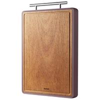 苏泊尔（SUPOR）黑金檀整木双用抗菌切菜板 家用实木砧板剁肉水果案板刀板擀面板 大号 40*28*2.5cm