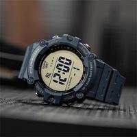 CASIO 手表男士大表盘数显运动款学韩表石英表腕表防水 AE-1500WH-2AVDF