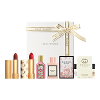 GUCCI/古驰 礼盒装 女士口红套装+香水5ml  #208+#509+#308 5ml*2