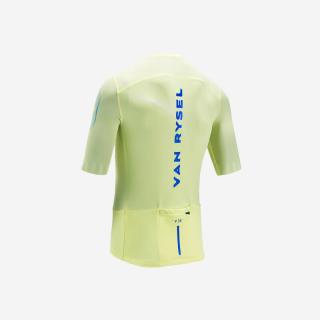 迪卡侬 骑行服公路短袖骑行服排汗透气款运动衫-5573825 淡黄色 2XL