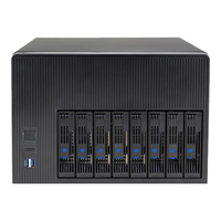 Singstor鑫云（XY008A） 全国产自主可控企业级网络存储 8盘位共享磁盘阵列 搭载国产龙芯处理器 标配 整机80TB(8块10T企业级SATA)