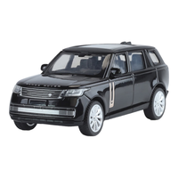 黑曼巴路虎揽胜2022合金车汽车模型仿真43儿童男孩玩具礼物收藏潮流摆件 路虎揽胜2022【黑色】