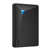 EAGET 忆捷 G20 2.5英寸Micro-B便携移动机械硬盘 1TB USB3.0 黑色