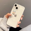 仙茵 iPhone 16 简约小笑脸-太空壳 TPU透明手机壳