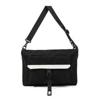 ACROSS 撞色电脑斜挎包男女士休闲户外单肩包15寸笔记本邮差包防水