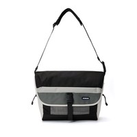 ACROSS 原创设计潮牌斜挎包男撞色邮差包发泼水休闲单肩包街头包包