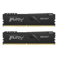 金士顿 FURY 64GB(32G×2)套装 DDR4 3200 台式机内存条 Beast野兽系列 骇客神条