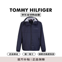 TOMMY HILFIGER 冬季保暖潮流运动男长袖夹克外套153AN883海军蓝L