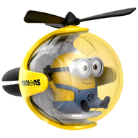 KUNGFU.BIRD小黄人飞行球车载香薰汽车空调出风口装饰车内摆件