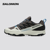 萨洛蒙 男款 城市轻户外防水透气稳定抓地运动轻量登山徒步鞋 SALIBA WP 铁灰色 477981 42.5 (UK8.5 欧码42 2/3)